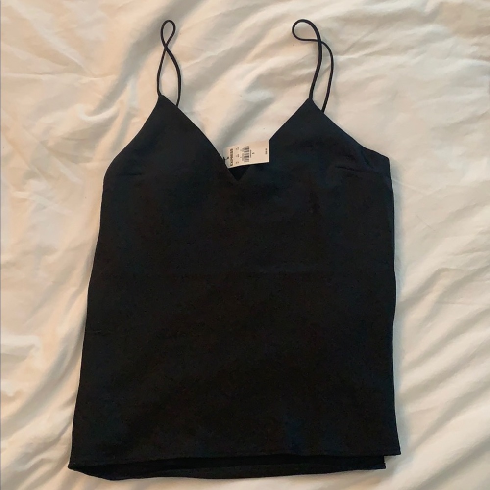 Textured satin cami